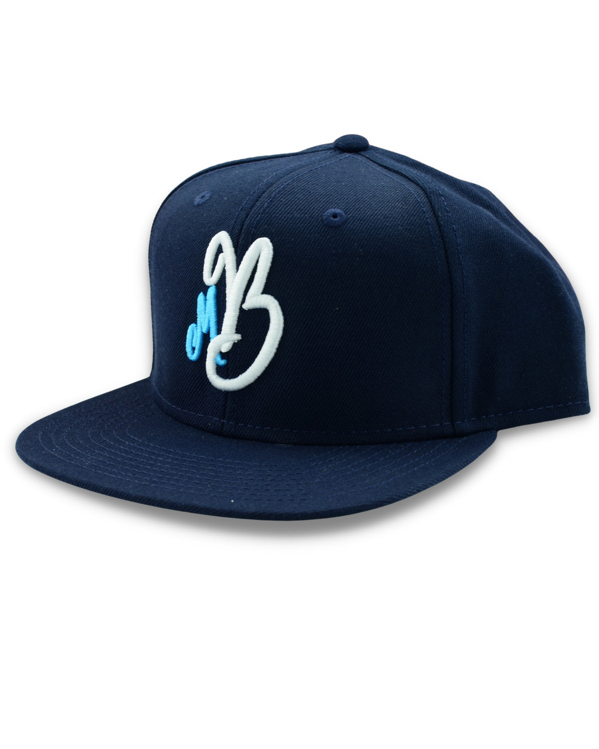 MadBull Offshore Navy/White/Teal Wool Snapback Hat